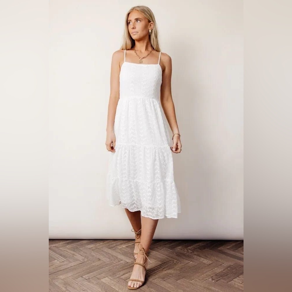 Bohme Theodora Tiered Midi Dress